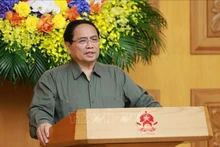 范明正总理发表讲话。(图片来源:越通社)