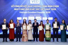 2025年度越南优秀供应商。（图片来源：thoibaotaichinhvietnam.vn）