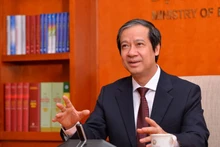 越南教育培训部部长阮金山。