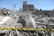 2026年3月3日，美国和以色列空袭伊朗德黑兰后造成的破坏。