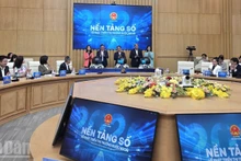 拓展海外市场的数字平台开通仪式。