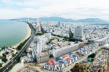 附图：芽庄沿海新城区。