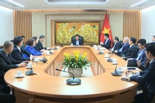 会见场景。（图片来源：baotintuc.vn）