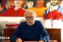 意大利-越南协会威尼托大区分会会长惹纳图•嗒斯额。（图片来源：越通社）