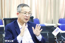 金边皇家大学国际研究与公共政策学院院长聂·昌达里副教授。（图片来源：越通社）