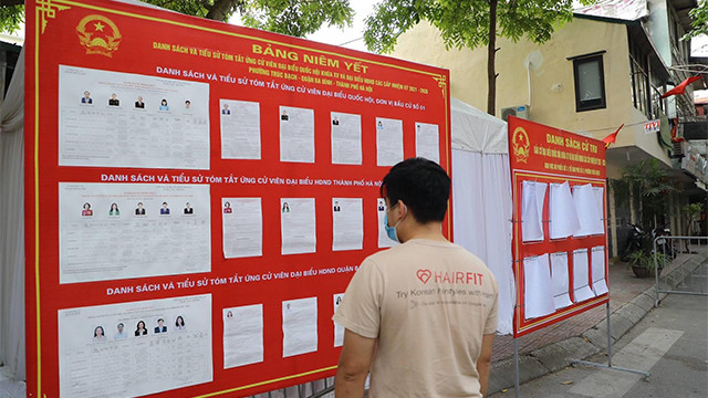 热闹非凡越南换届选举日（组图） ảnh 11