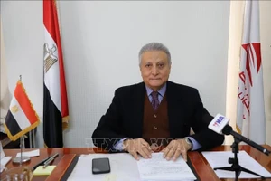 埃及前驻越南大使、现任埃及公共图书馆基金会主任雷达·埃尔·塔伊菲。（图片来源：越通社）