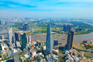 胡志明市的一角。