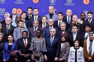 越南国会主席陈青敏出席各国议会联盟第152届大会开幕仪式。（图片来源：越通社）