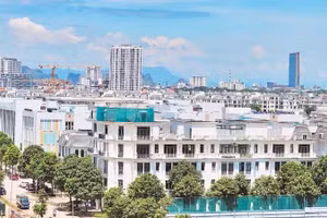 清化省一处新建城区。（梅论 摄）