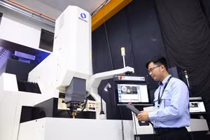 位于胡志明市高科技园区的日本牧野公司的精密机械产品。（图片来源：互联网）