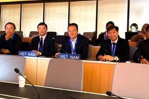 越南代表团出席世界知识产权组织（WIPO）第68届成员国大会。（图片来源：越南科技部知识产权局）