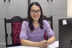 越南社会科学翰林院环境地理与可持续发展研究所所长阮氏碧月。