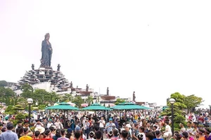 在春节6天假期期间，西宁省黑婆山共接待游客约32.7万人次，同比增长10%。