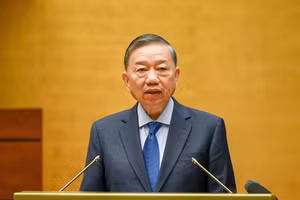 越共中央总书记、国家主席苏林在会上发表指导性讲话。