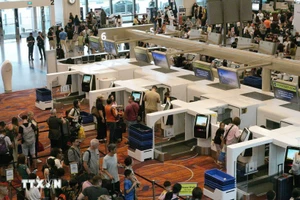 新加坡樟宜机场。（图片来源：新华社/越通社）