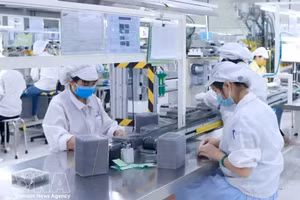 富寿省平川I工业园区生产电子元件的Star Engineers Vietnam公司。（图片来源：越通社）