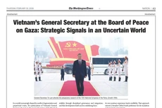 2月19日出版的《华盛顿时报》（The Washington Times）发表文章。（图片来源：越通社）