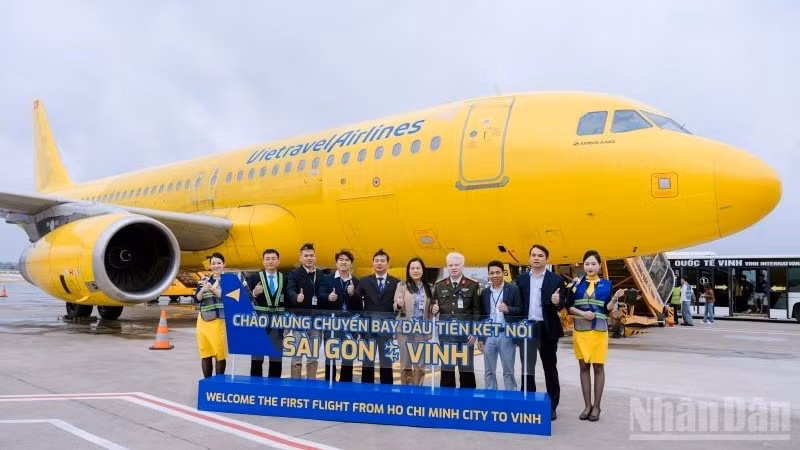 2月1日，Vietravel Airlines正式开通胡志明市—荣市直飞航线。