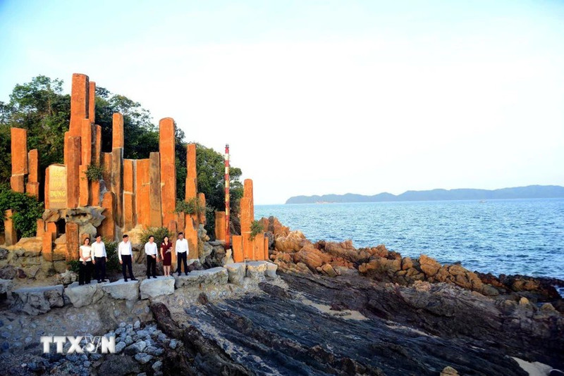 石柱岛——拜子龙湾上新的旅游目的地。（图片来源：越通社）