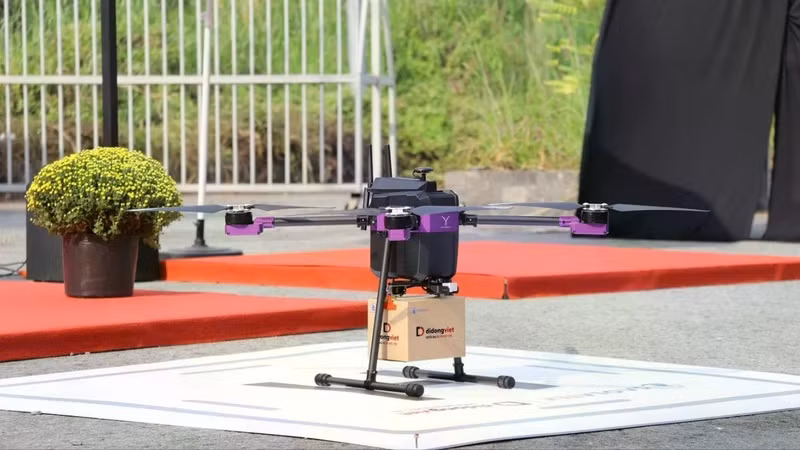 胡志明市试点将无人机应用于货物配送活动。