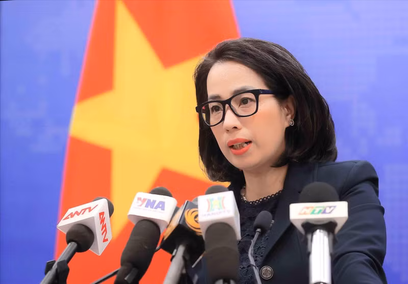 外交部发言人范秋姮。