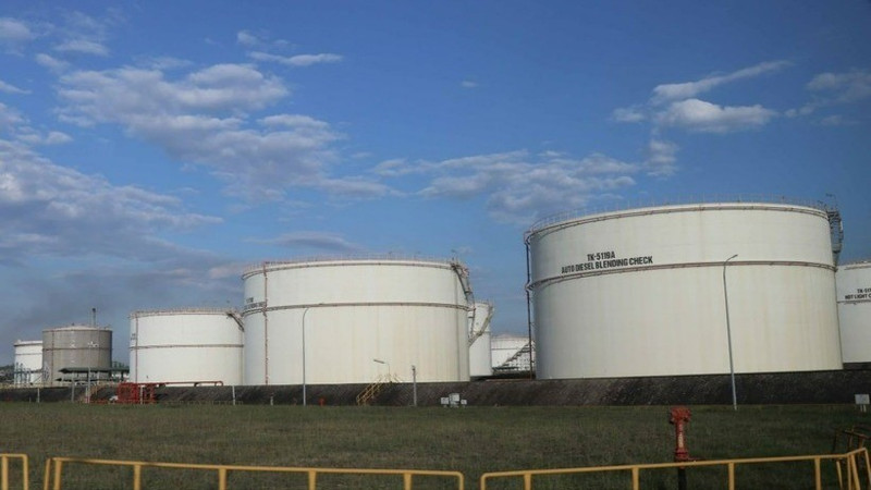 蓉橘炼油厂。（图片来源：越通社）