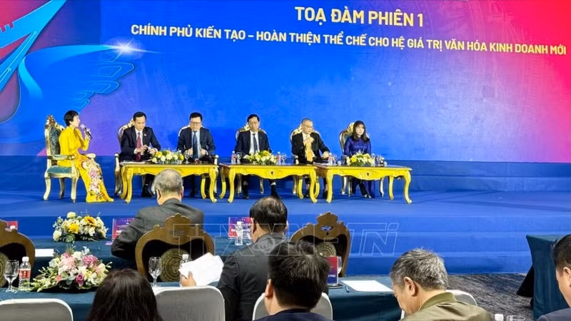 2026年“文化与企业”国家论坛场景。（图片来源：越通社）