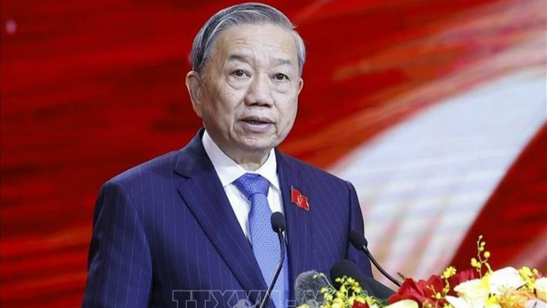 越共中央总书记苏林。（图片来源：越通社）