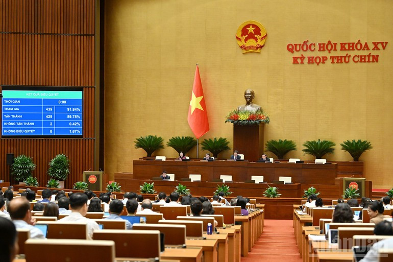 越南第十五届国会第九次会议：正式废除8个死刑罪名。