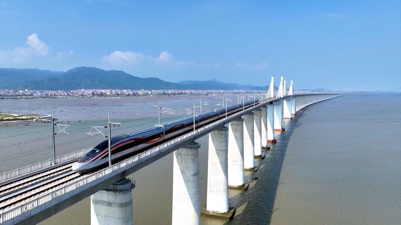 附图：河内至广宁高铁线路将于2028年完工。