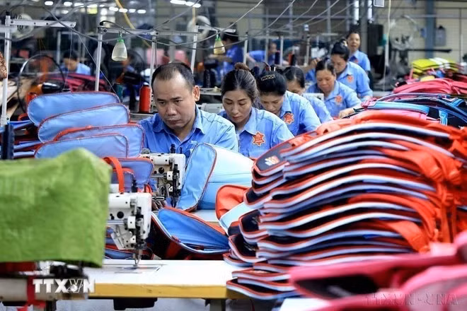 附图：越南对保出口额为1.87亿美元，增幅达32.2%。（图片来源：越通社）