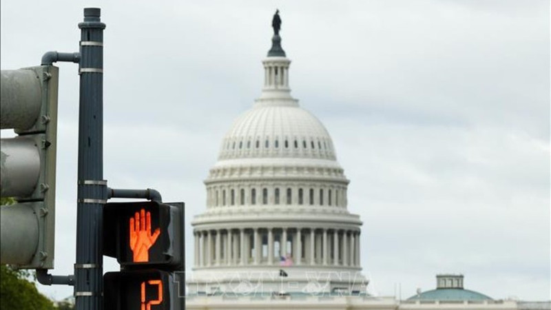 设在华盛顿特区的美国国会大厦。（图片来源：新华社/越通社）