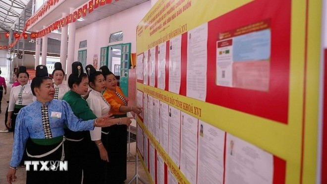 附图：越南国会与各级人民议会选举：选票与公民责任。（图片来源：越通社）