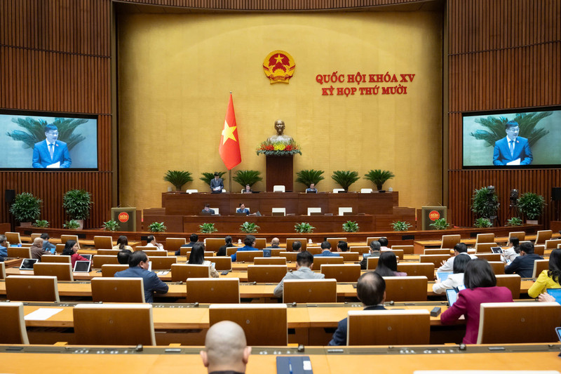 会议场景。（图片来源：quochoi.vn）