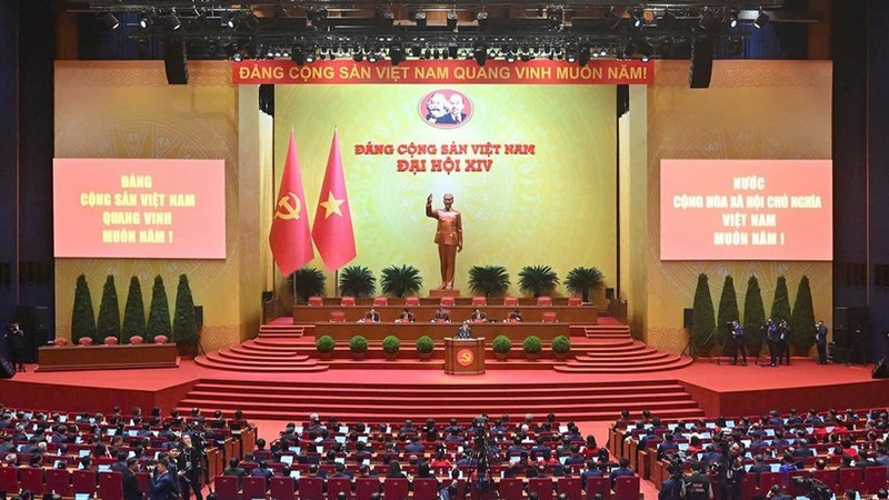 越南共产党第十四次全国代表大会预备会议场景。（维灵 摄）