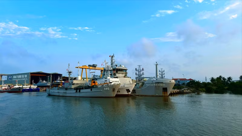 附图：越南颁布内陆港建设投资与经营管理新规。（耀玉 摄）