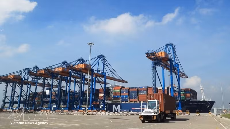 今年第二季度越南经济增长8.39%，带动上半年经济增速达8.18%。（图片来源：越通社）