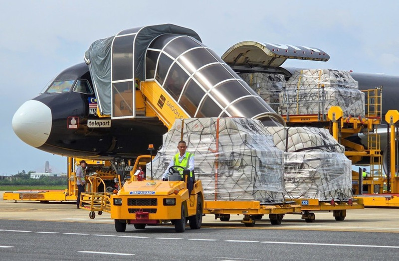 援助物资。（图片来源：越通社）