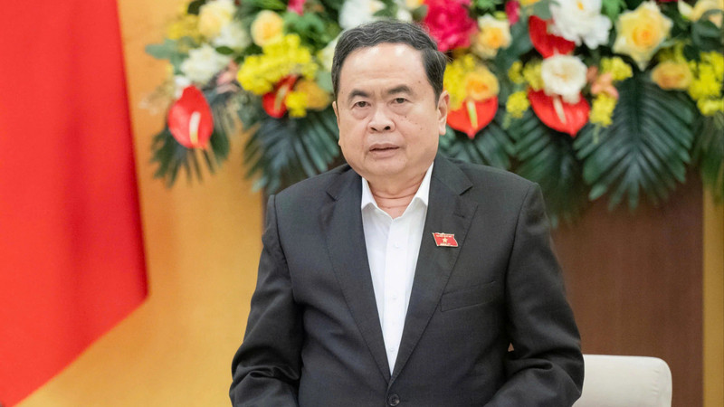 越南国会主席、国家选举委员会主任陈青敏。