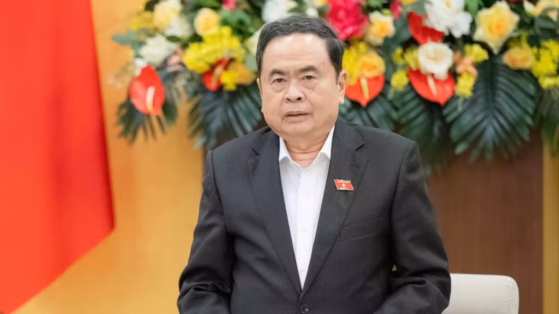 越南国会主席、国家选举委员会主任陈青敏。