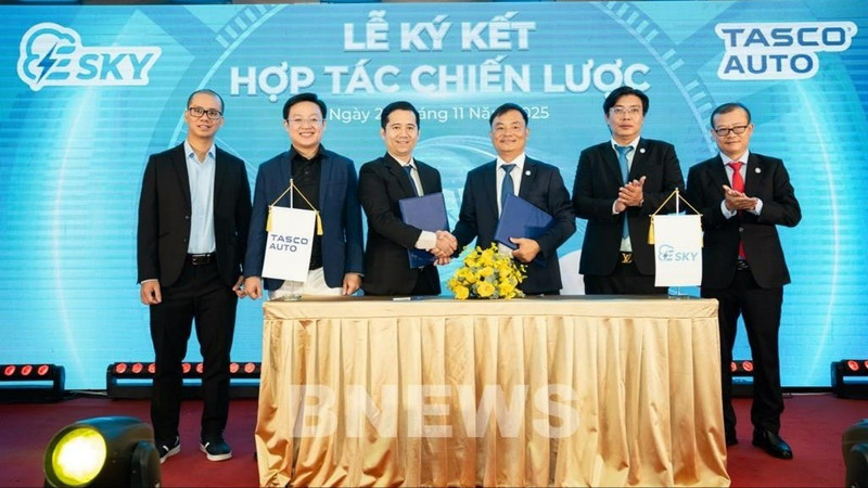 签署仪式。（图片来源：Bnews）