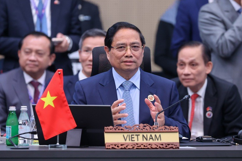 越南政府总理范明正出席第13届东盟—美国峰会。(图片来源:VGP)