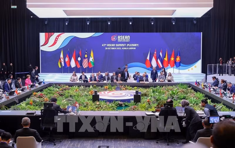 越南政府总理范明正出席第47届东盟峰会。（图片来源：越通社）