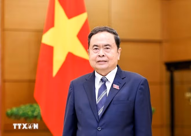 越南国会主席陈青敏。（图片来源：越通社）