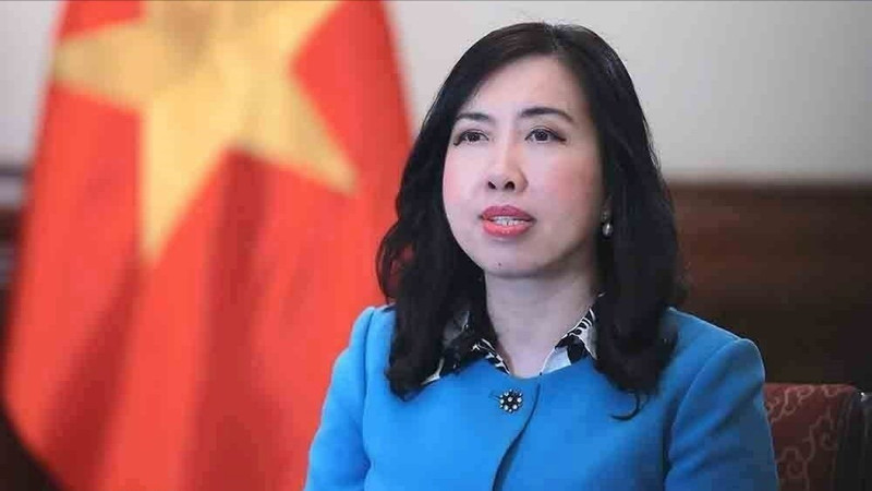 越南外交部副部长黎氏秋姮。（图片来源：越通社）