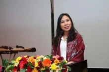 越南驻斯里兰卡大使郑氏心。（图片来源：越通社）