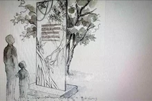 该项目让人联想到红树林——象征在恶劣自然环境中顽强生命力的形象，同时也令人想起被橙剂严重污染和破坏的土地。（图片来源：越通社）