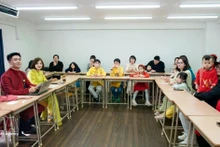 “在日本保护越南文化和越南语”为主题的纪念活动现场。（图片来源：越通社）