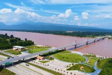 第五座泰老友谊大桥正式竣工通车。（图片来源：VGP）